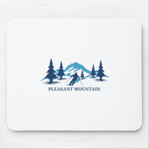 Mousepad Esquiamento de Esqui de Maine Montanheira Agradáve