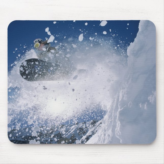 Mousepad Esquiando no Resort Snowbird, Wasatch (Frente)