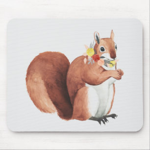Mousepad Esquilo da Coroa Flor