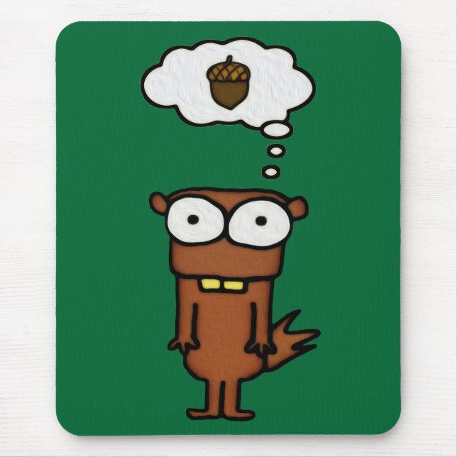 Mousepad Esquilo de desenho animado (Frente)