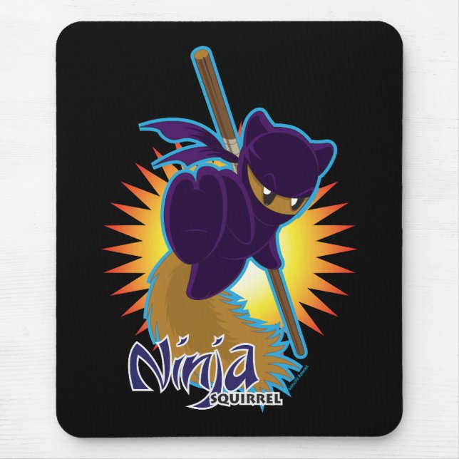 Mousepad Esquilo de Ninja (Frente)