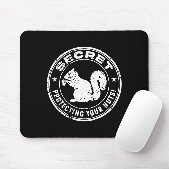 Mousepad Esquilo secreto "Protegendo seus Loucos" se aflora (Com mouse)