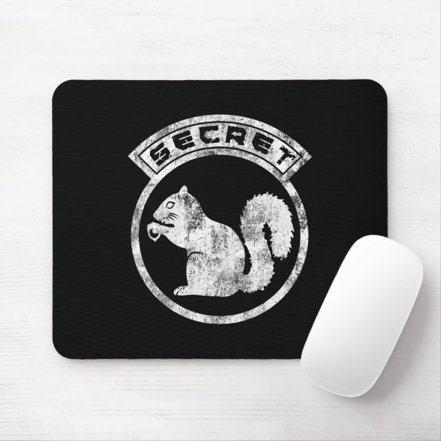 Mousepad Esquilo Secreto - Vestido - Tipo 2 (Com mouse)