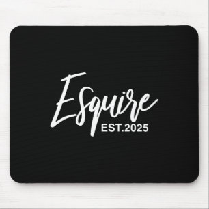 Mousepad Esquire Est 2025 Future Lawyers Law Student Gradua