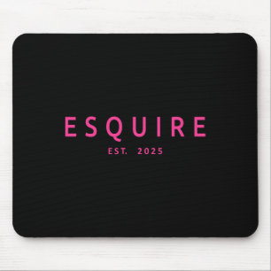 Mousepad Esquire Est 2025 Women Lawyer Attorney School