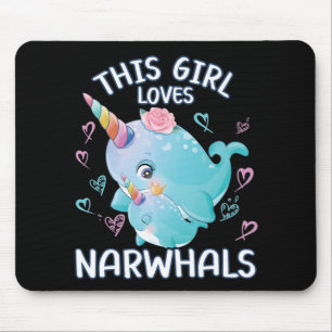 Mousepad Essa Garotas Adora Narwhals