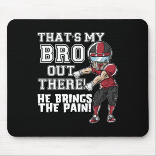 Mousepad Esse é o meu irmão lá fora, Irmã Vermelha de Futeb
