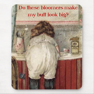 Mousepad Esses Bloomers Fazem Meu Bumbum Parecer Grande?