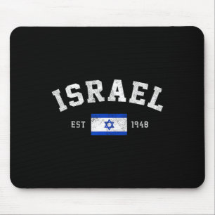 Mousepad Est. 1948 Dia da Independência do Bandeira Israeli