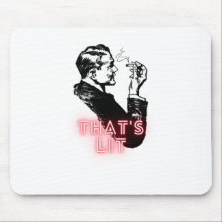 Mousepad Está aceso - Vintage Smoker - Engraçado