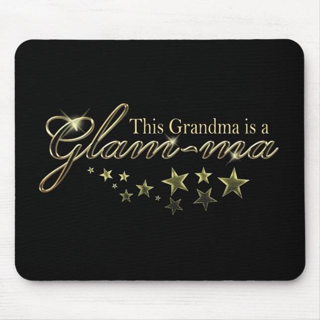 Mousepad Esta avó é Glam-mães (Frente)