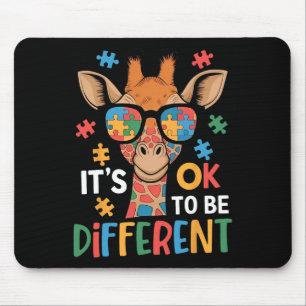 Mousepad Está bem ser diferente a consciência de girafa do 