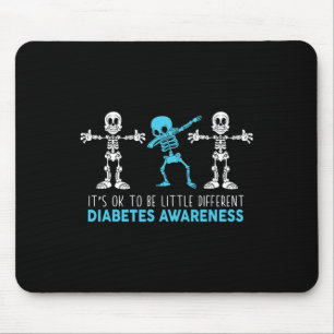 Mousepad Está bem ser um pouco diferente de diabetes tipo 1