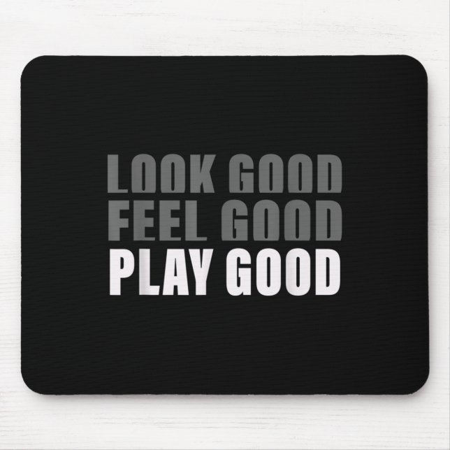 Mousepad Está Bem. Sinta-Se Bem, Jogue Bem (Frente)