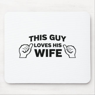 Mousepad Esta cara ama sua esposa