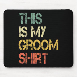 Mousepad Esta É A Camisa Do Meu Noivo Divertida Roupas De H