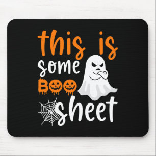 Mousepad Esta É A Folha De Boo Ghost Retro Halloween Costum