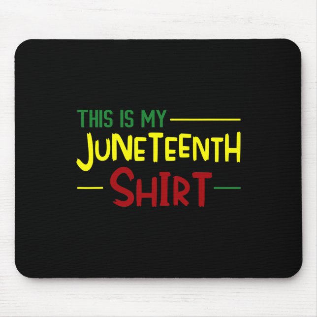 Mousepad Esta É A Minha Sétima Camisa Do Dia Da Independênc (Frente)
