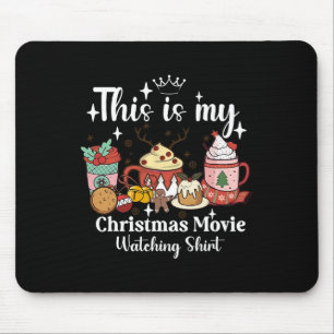 Mousepad Esta É Minha Camisa de Assistir Filme de Natal Fam