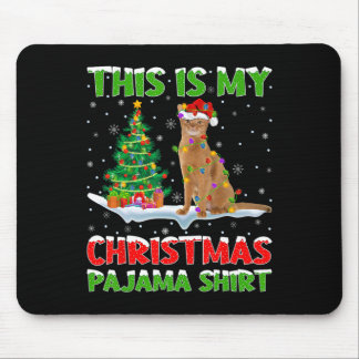 Mousepad Esta é Minha Camisa de Pijama de Natal Natal