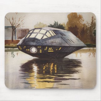 Mousepad Esta é uma nave espacial esperando por um momento 