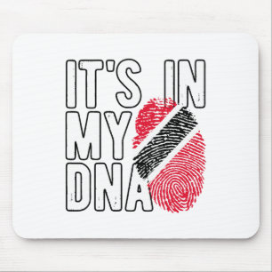 Mousepad Está em Meu Dna Trinidad e Togo Sinalizador Orgulh