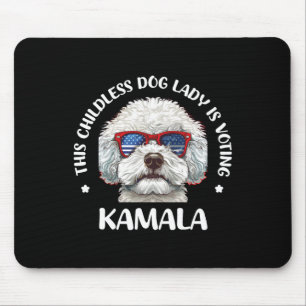 Mousepad Esta Menina De Cachorro Sem Filhos Está Votando Ka