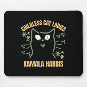 Mousepad Esta Mulher De Gato Infantil Está Votando Kamala-h