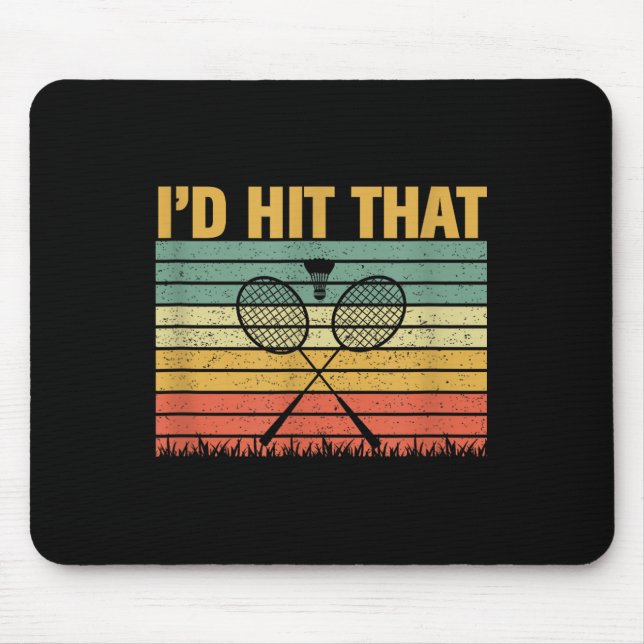 Mousepad Está No Meu Dna Badminton Shuttle Racket Badminton (Frente)