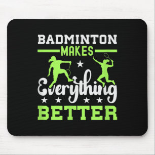 Mousepad Está No Meu Dna Badminton Shuttle Racket Badminton