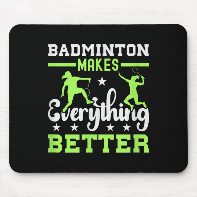 Mousepad Está No Meu Dna Badminton Shuttle Racket Badminton (Frente)