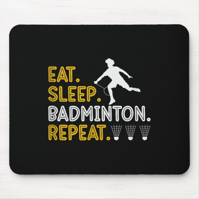 Mousepad Está No Meu Dna Badminton Shuttle Racket Badminton (Frente)