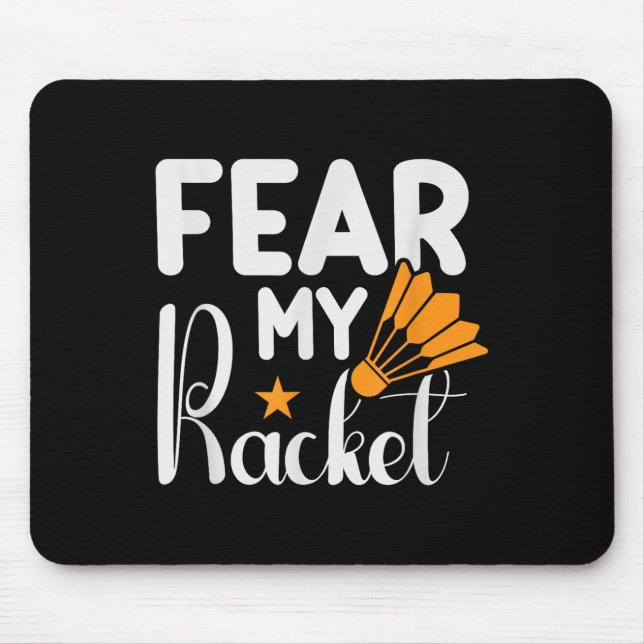 Mousepad Está No Meu Dna Badminton Shuttle Racket Badminton (Frente)