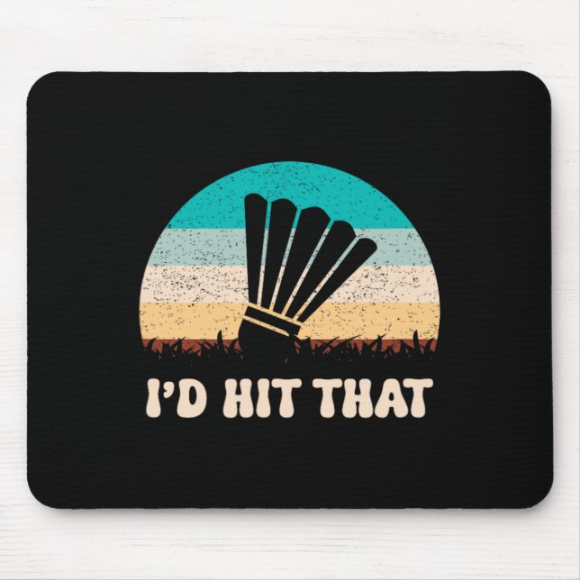 Mousepad Está no meu Dna Dminton Shuttle Racket Dminton Pla (Frente)