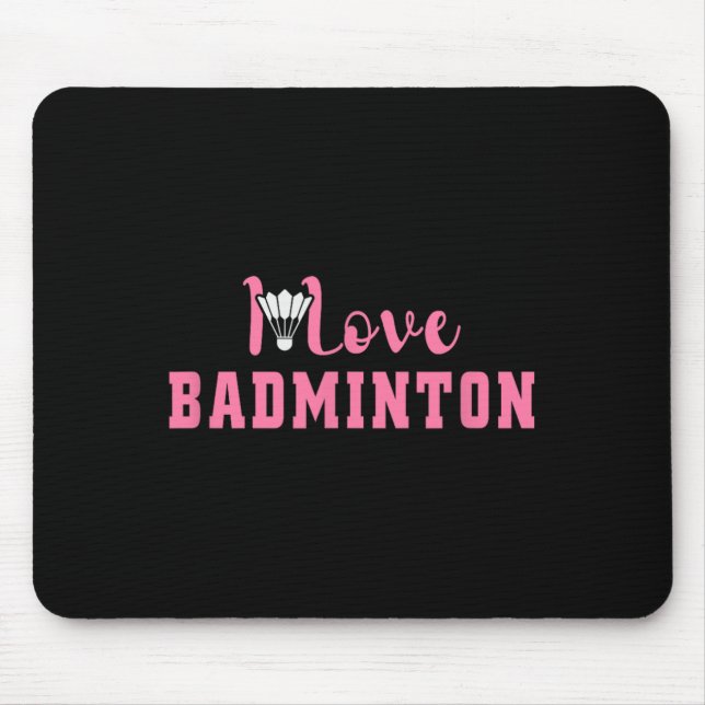 Mousepad Está no meu Dna Dminton Shuttle Racket Dminton Pla (Frente)
