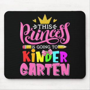 Mousepad Esta Princesa Vai Ao Jardim De Infância De Volta A