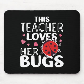 Mousepad Esta Professora Adora As Insetos - Insetos Ladybug