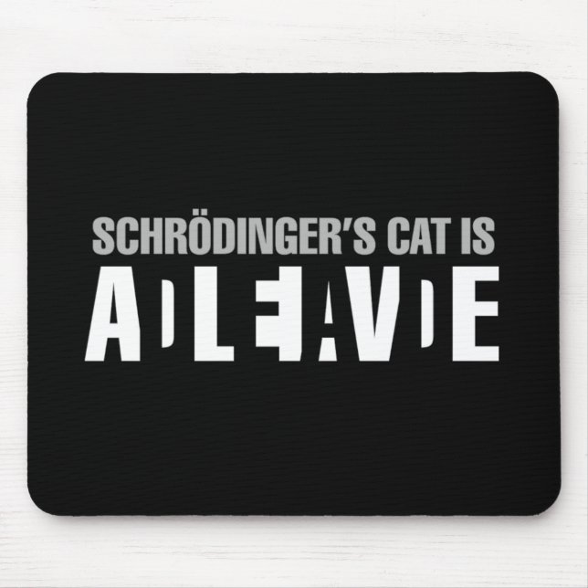 Mousepad Está seu rato morto ou vivo? (Frente)