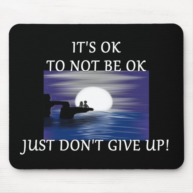 Mousepad "Está tudo bem não estar bem" (Frente)