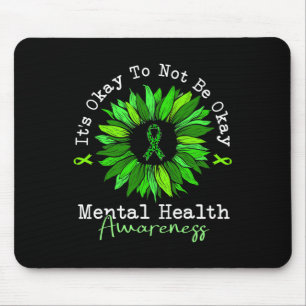 Mousepad Está tudo bem não ser bom para a saúde mental