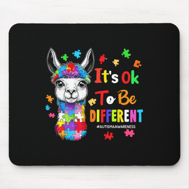 Mousepad Está tudo bem ser diferente, rapaz da consciência  (Frente)