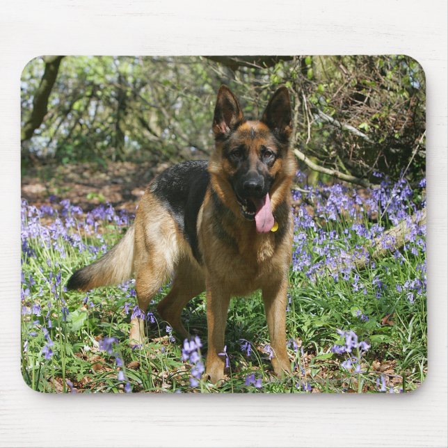 Mousepad Estabelecimento do german shepherd (Frente)