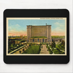Mousepad Estação central Detroit de Michigan, Michigan