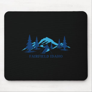 Mousepad estação de esqui Fairfield idaho esquiador esquian