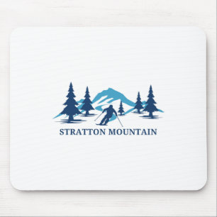 Mousepad Estação de esqui Stratton Mountain Vermont Esqui E