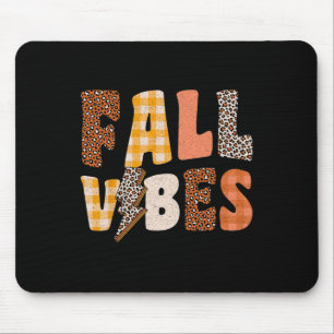 Mousepad Estação de queda de outono de Vibas de Retro