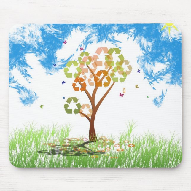 Mousepad Estação do reciclar (Frente)