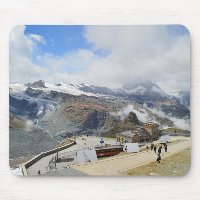 Mousepad Estação Gornergrat na Suiça (Frente)