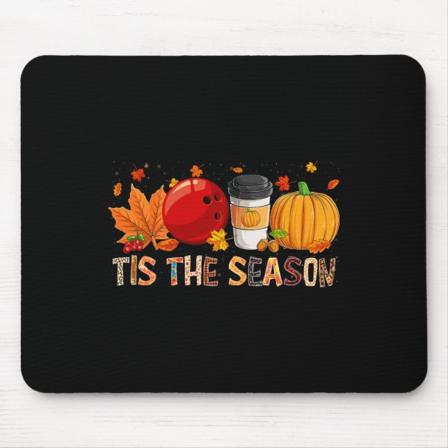 Mousepad Estação Lepard Pumpkin Boliche Halloween Fall Leaf (Frente)