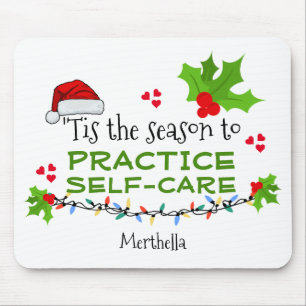 Mousepad ESTAÇÃO Personalizada PARA O Natal DE AUTOCUIDADOS